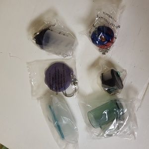 Lot of 6 Collectible Keychains